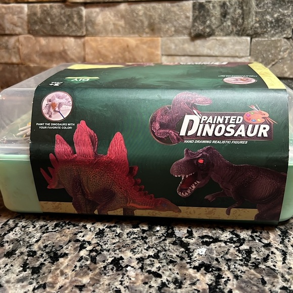 Painted Dinosaur NIB - Picture 4 of 8